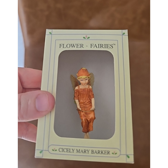 NIP Vintage Cicely Mary Barker Resin Flower Fairies Decor Figurine Ornament - Picture 2 of 4